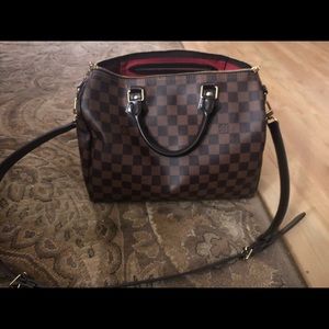 LV Damier Ebene Speedy 30 Bandouliere